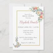 Einladung des Nautic Anchor Polterabends (Vorderseite)