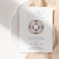 Einladung des Nautical Ahoy Baby Shower Boy
