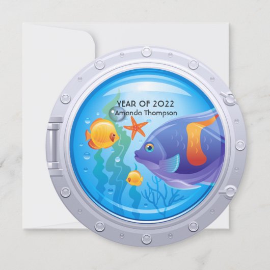 Einladung des Nautischen Abschlusses (Vorderseite)