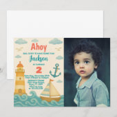 Einladung des Nautischen Kindergeburtstags (Vorne/Hinten)