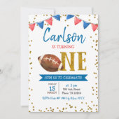 Einladung des Navy Football Game Time Kid zum Gebu (Vorderseite)