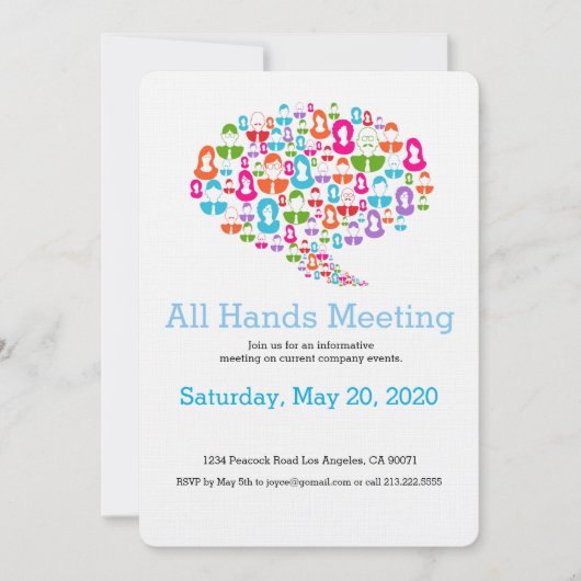 Einladung des Netzwerkkommunikationsteam (Vorderseite)