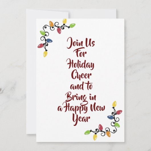 EINLADUNG DES ***NEUJAHRES*** (Vorderseite)