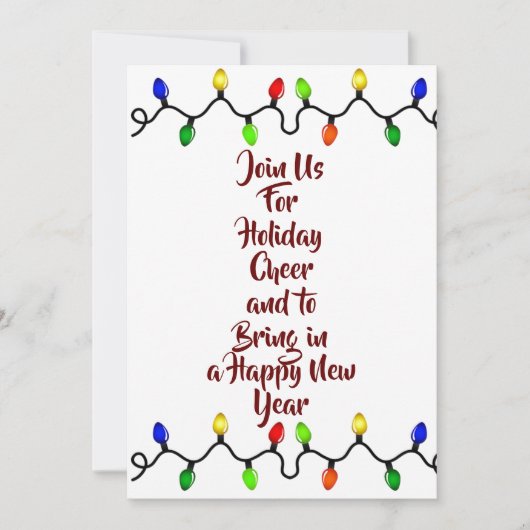 EINLADUNG DES ***NEUJAHRES*** (Vorderseite)