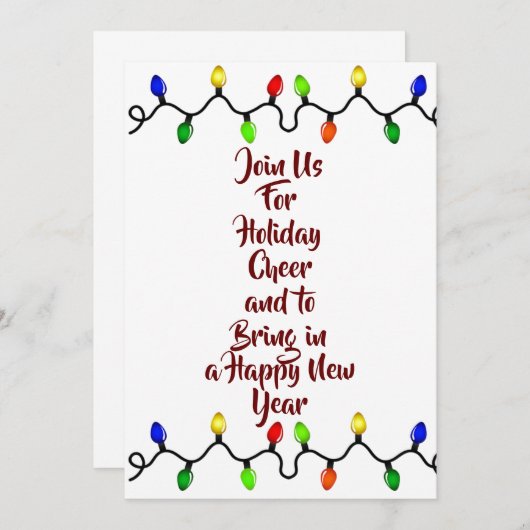 EINLADUNG DES ***NEUJAHRES*** (Vorne/Hinten)