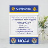 Einladung des Oberbefehlshabers der NOAA (Stehend Vorderseite)