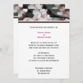 Einladung des Paares zur Hochzeit (Vorne/Hinten)