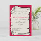 Einladung des Papiers (Stehend Vorderseite)