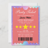 Einladung des Party (Vorderseite)