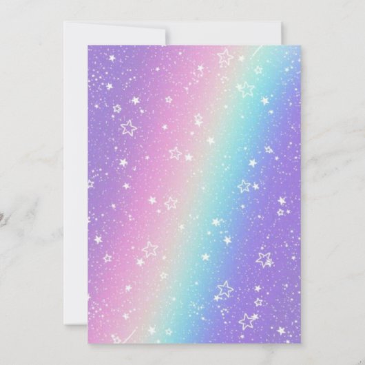 Einladung des Party (Rückseite)