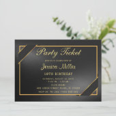 Einladung des Party (Stehend Vorderseite)