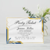 Einladung des Party (Stehend Vorderseite)