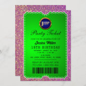 Einladung des Party (Vorne/Hinten)