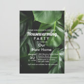 Einladung des Party zur Aufwärmung des tropischen (Stehend Vorderseite)