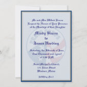 Einladung des Peace Corps zur Hochzeit (Rückseite)