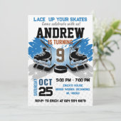 Einladung des Personal Hockey zum Geburtstag (Stehend Vorderseite)