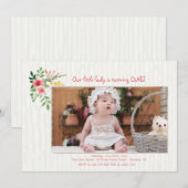 Einladung des Pink Expression Fotos (Vorne/Hinten)