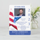 Einladung des Politischen Fundaments W/Foto (Stehend Vorderseite)