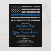 Einladung des Polizeidiensts von Thin Blue Line Po (Vorderseite)