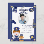 Einladung des Polizeipersonals (Vorne/Hinten)