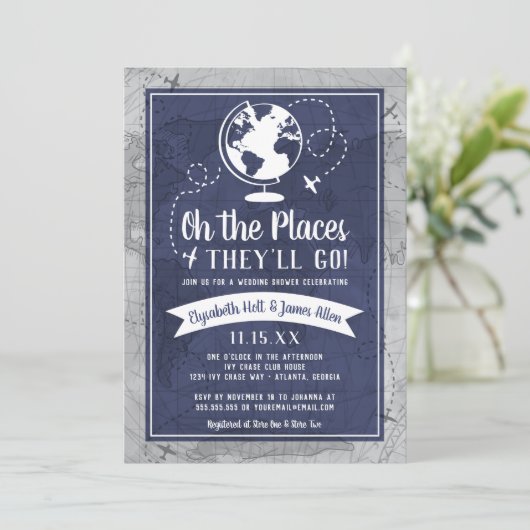 Einladung des Polterabends (Stehend Vorderseite)