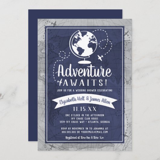 Einladung des Polterabends (Vorne/Hinten)