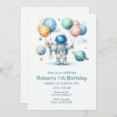 Einladung des Raumfahrtschiffes Raumplanets (Vorne/Hinten)