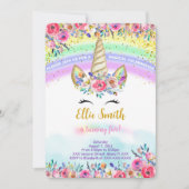 Einladung des Red Magical Unicorn (Vorderseite)