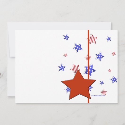 Einladung des Red Star Foto (Rückseite)