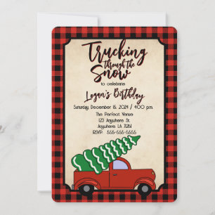 Einladung des Red Truck Boys zum Geburtstag
