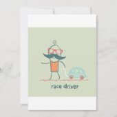 Einladung des Rennfahrers (Vorderseite)