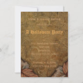 Einladung des Riesenpumpen-Halloween-Party (Rückseite)