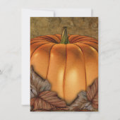 Einladung des Riesenpumpen-Halloween-Party (Vorderseite)