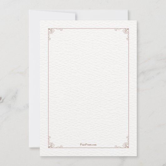 Einladung des Rocking-Chairs (Rückseite)