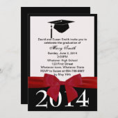 Einladung des Roten Abschlusses (Vorne/Hinten)