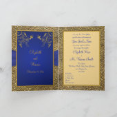 Einladung des Royal Blue and Gold Card Abend (Innenseite)