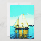 Einladung des Schoner-Seglers (Vorderseite)