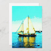 Einladung des Schoner-Seglers (Vorne/Hinten)