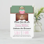 Einladung des Schullehrers zur Altersversorgung (Stehend Vorderseite)