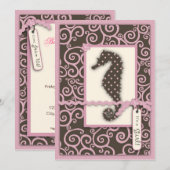 Einladung des Seepferds (Vorne/Hinten)