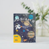 Einladung des Sonnensystems zum Geburtstag (Stehend Vorderseite)