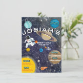 Einladung des Sonnensystems zum Geburtstag (Stehend Vorderseite)