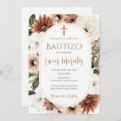 Einladung des spanischen Taufers Boy (Vorne/Hinten)