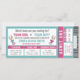 Einladung des Sportticketgeschlechts, Baseball