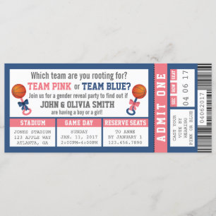 Einladung des Sportticketgeschlechts, Basketball