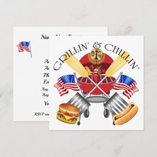 Einladung des Staatsanwalts von Grillin und Chilli (Vorne/Hinten)