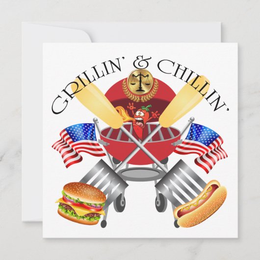 Einladung des Staatsanwalts von Grillin und Chilli (Vorderseite)