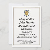 Einladung des stellvertretenden Polizeichefs zur E (Rückseite)