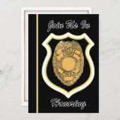 Einladung des stellvertretenden Polizeichefs zur E (Vorne/Hinten)