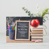 Einladung des Teacher's Desk Retirement Dinner (Stehend Vorderseite)